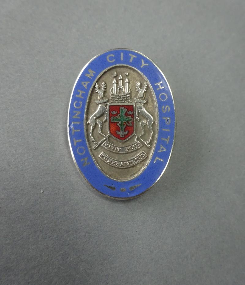 Nottingham City Hospital,Silver Nurses Badge