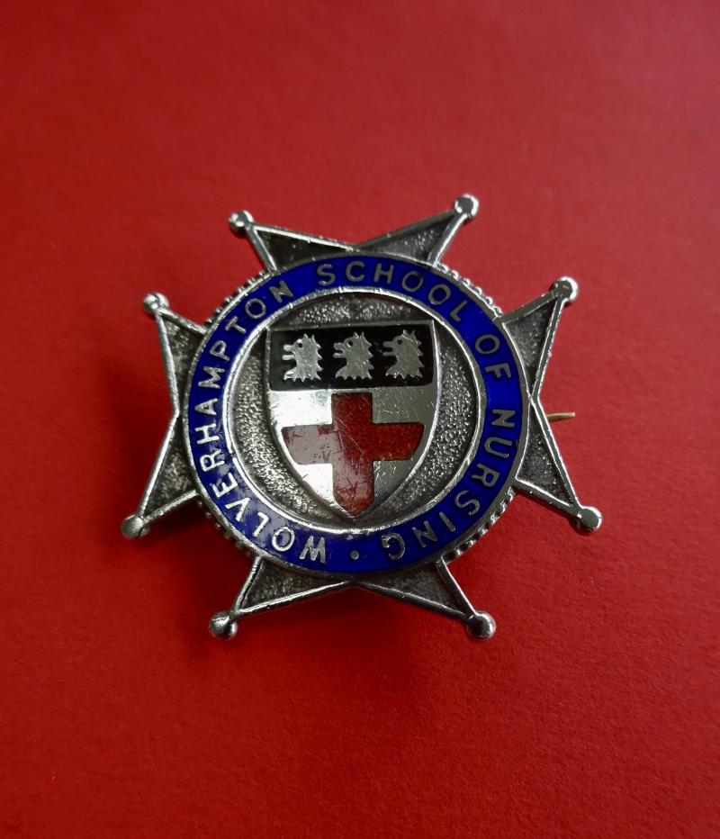 Wolverhampton School of Nursing,Silver SRN Nurses badge