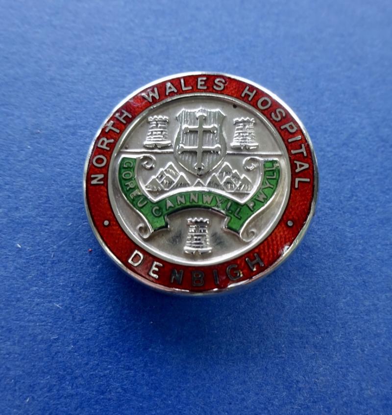 North Wales Hospital, Denbigh,Silver Mental Nurses badge