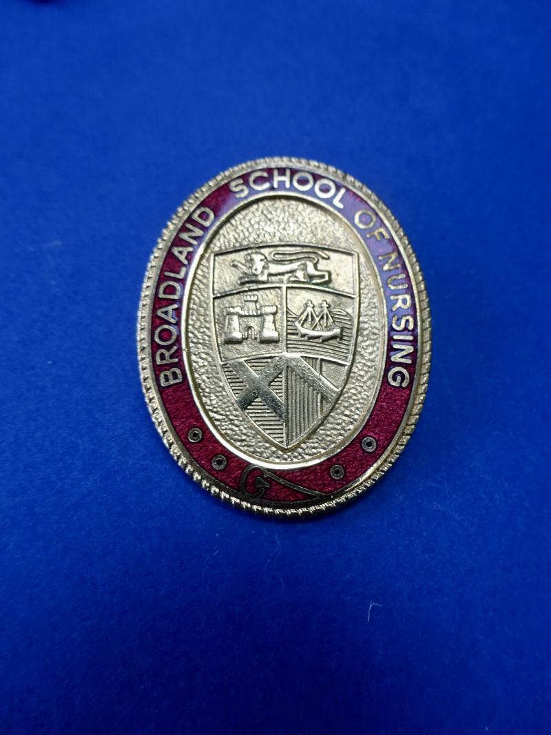 Broadland School of Nursing,Norfolk, Nurses Badge