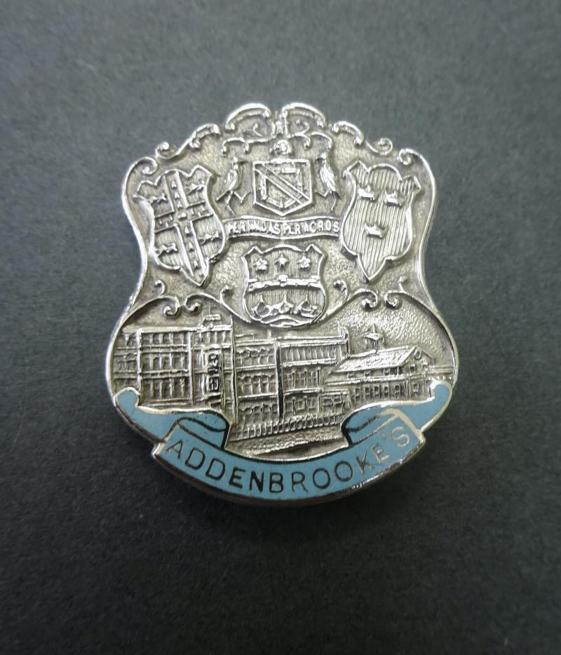 Queen Elizabeth Hospital for Children/Addenbrooke's Hospital Cambridge,pair of silver Nurses Badges