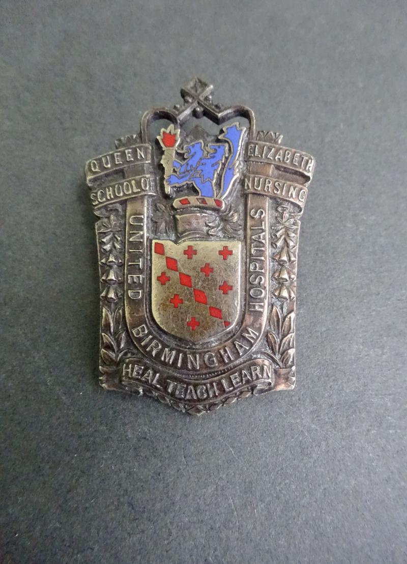 Queen Elizabeth School of Nursing United Birmingham Hospitals,Nurses Badge