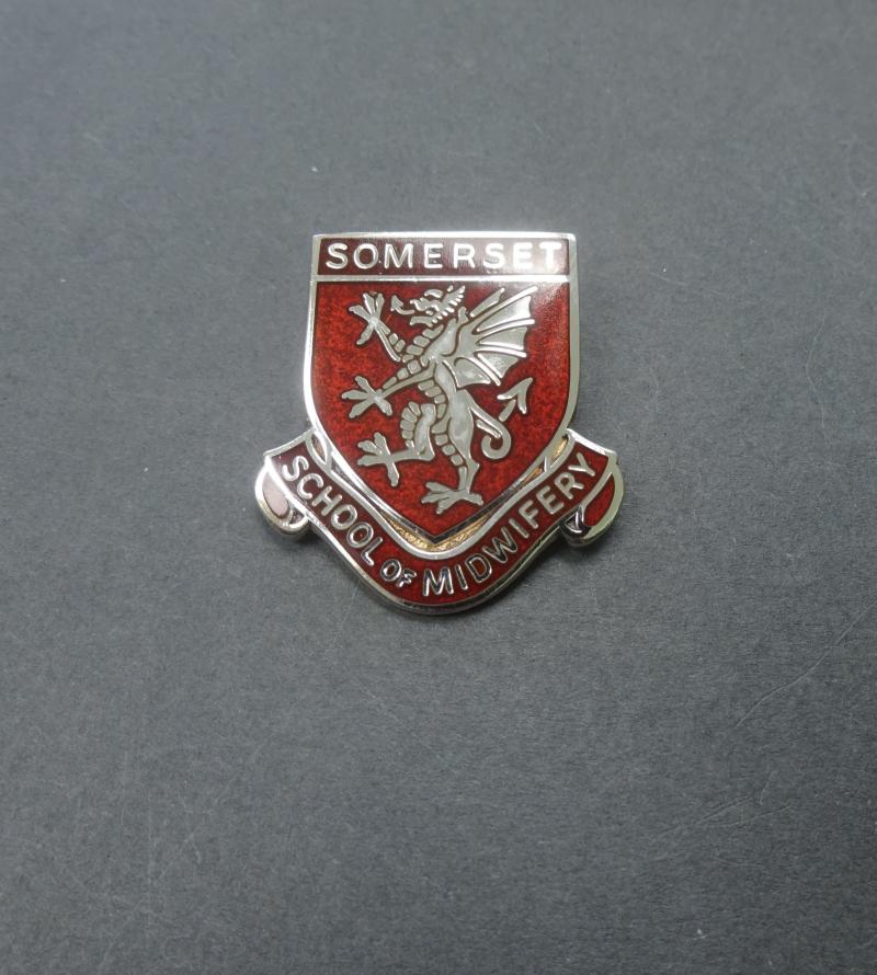 Somerset School of Midwifery, silver Midwives badge