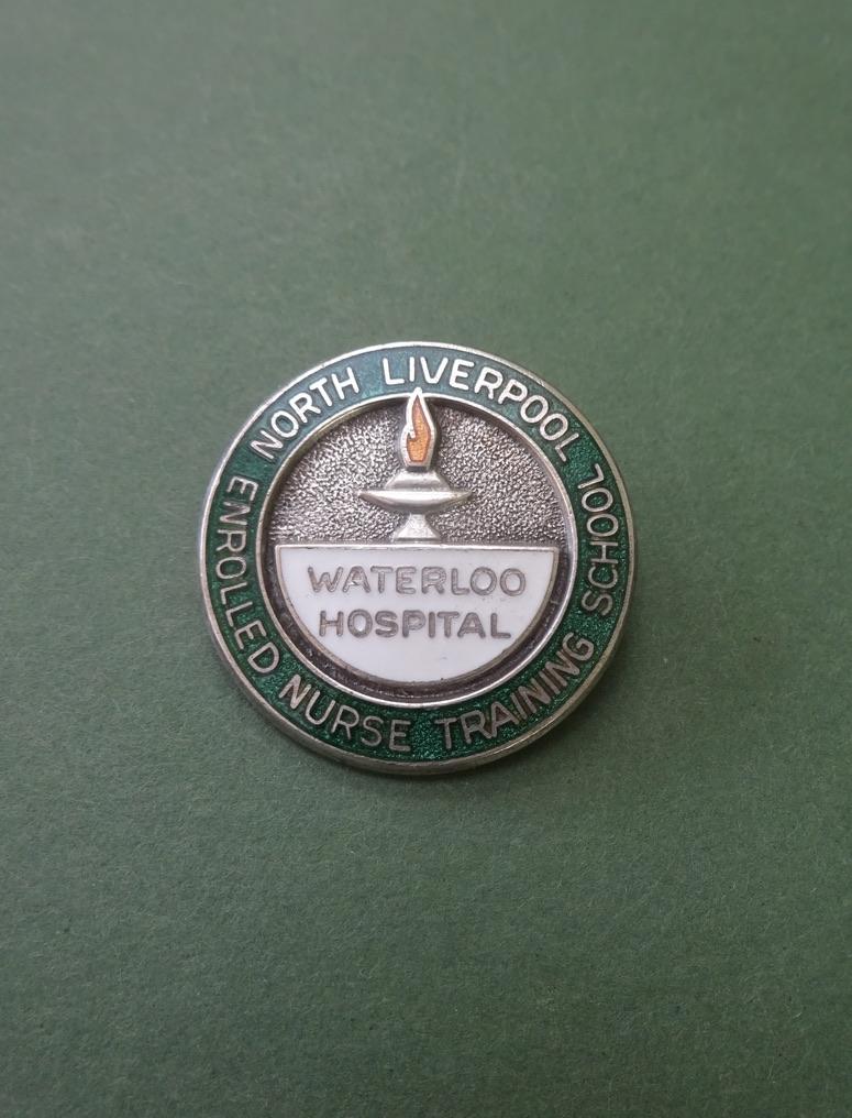 North Liverpool Enrolled Nurse Training School, Waterloo Hospital nurses badge