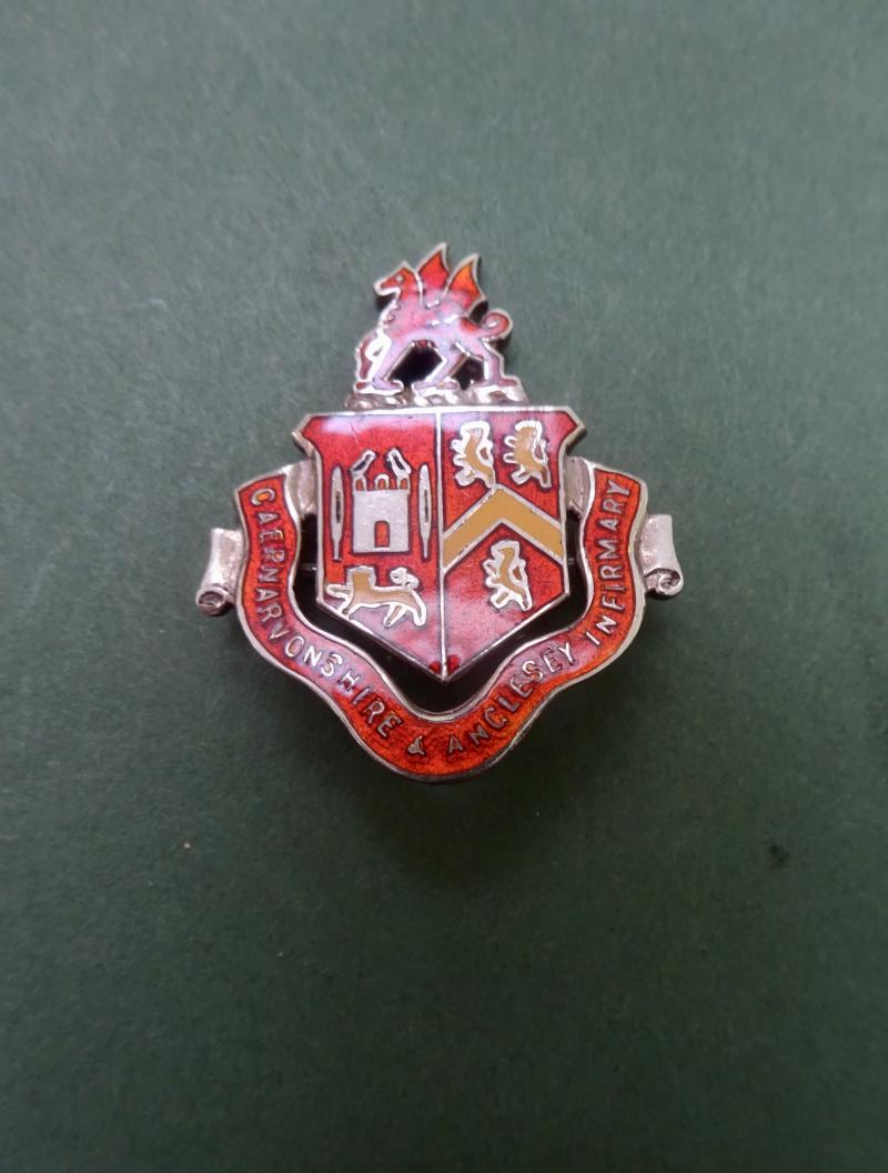 Caernarfonshire & Angelsea Infirmary, Silve rNurses Badge