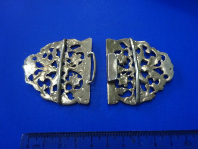 Two piece Silver Nurses Belt Buckle, Jacob Rosenthal & Co,London 1891