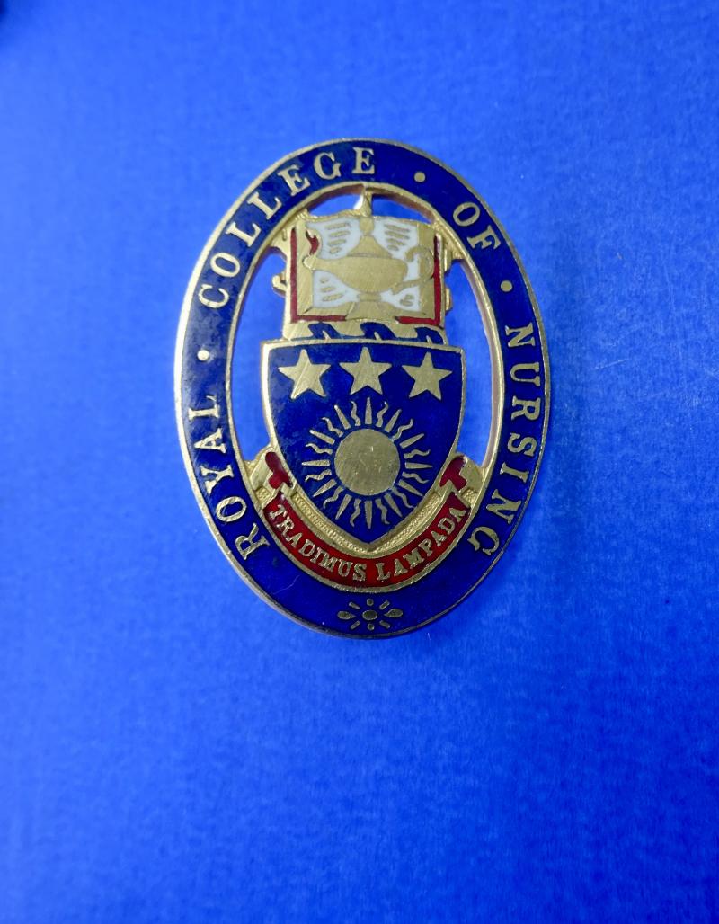 Royal College of Nursing ,Silver Dress badge 1946-63