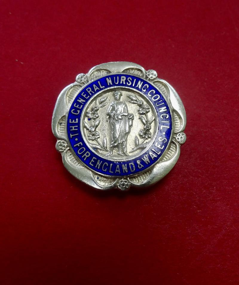 General Nursing Council For England & Wales,Silver SRN Badge