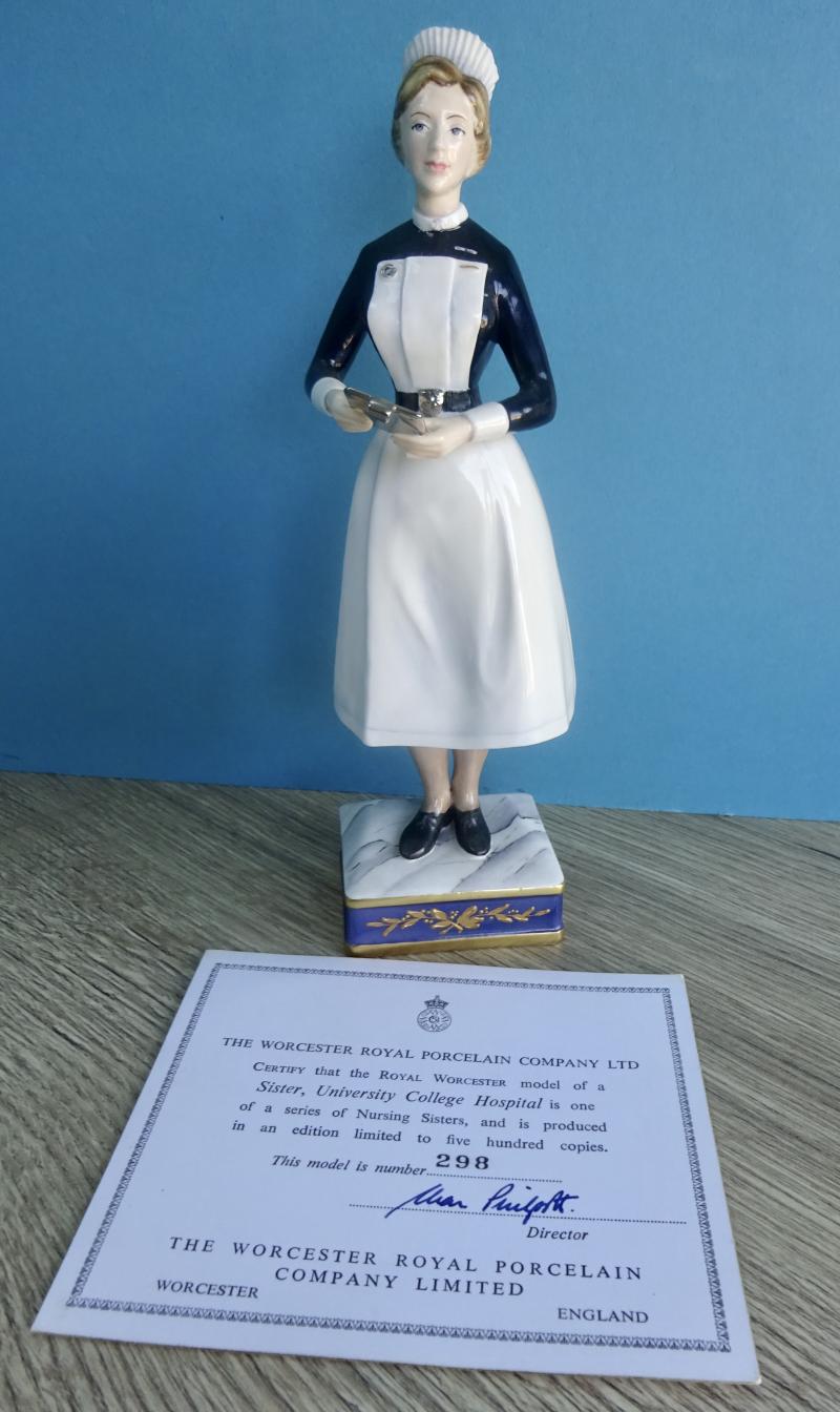 Royal Worcester Figurine,Nursing Sister University College Hospital