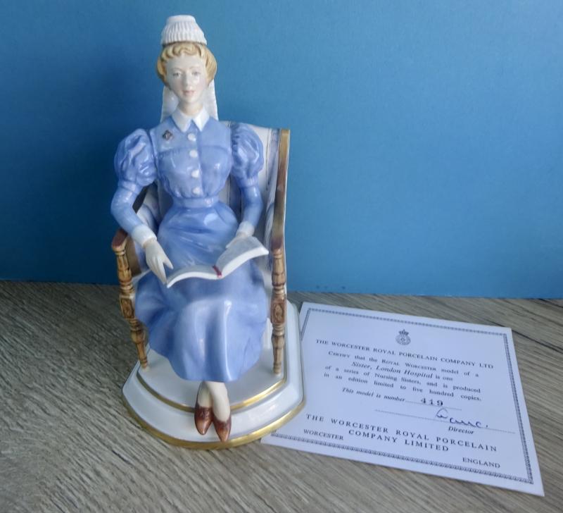 Royal Worcester Figurine,Nursing Sister the London Hospital