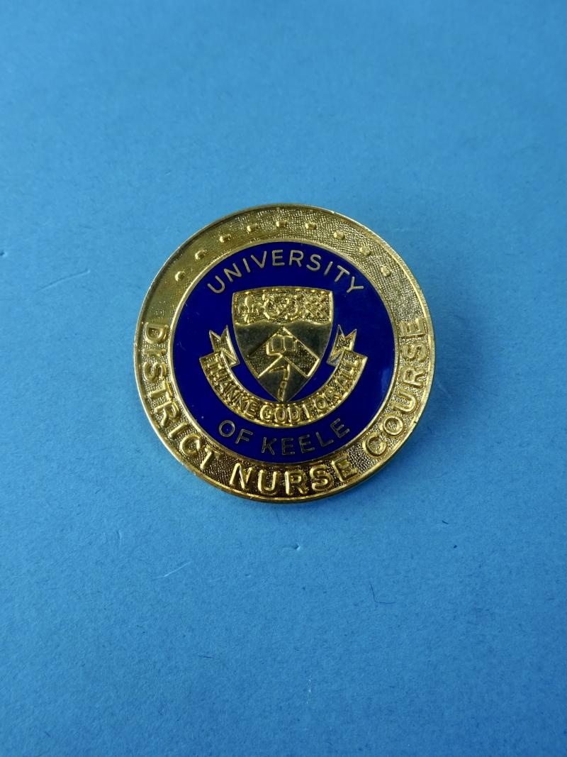 University of Keele, District Nurse Course Badge