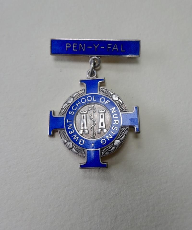 Gwent School of Nursing , Pen Y Fal Silver Mental Nurses Badge