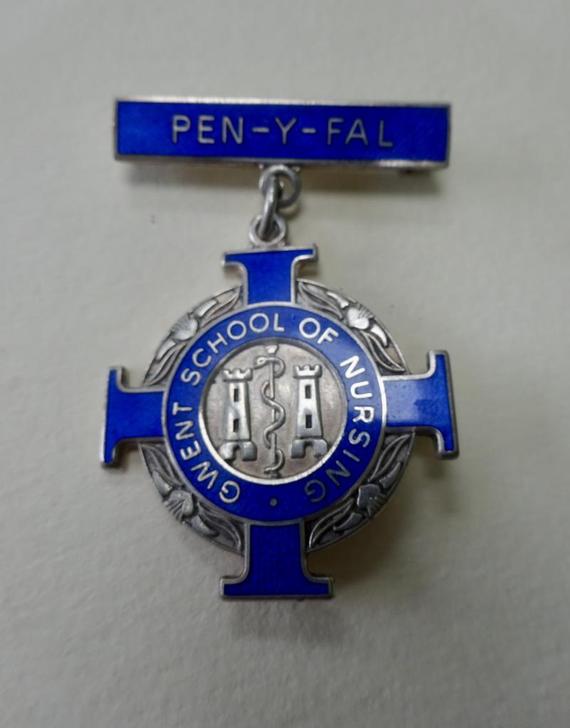 Gwent School of Nursing , Pen Y Fal Silver Mental Nurses Badge