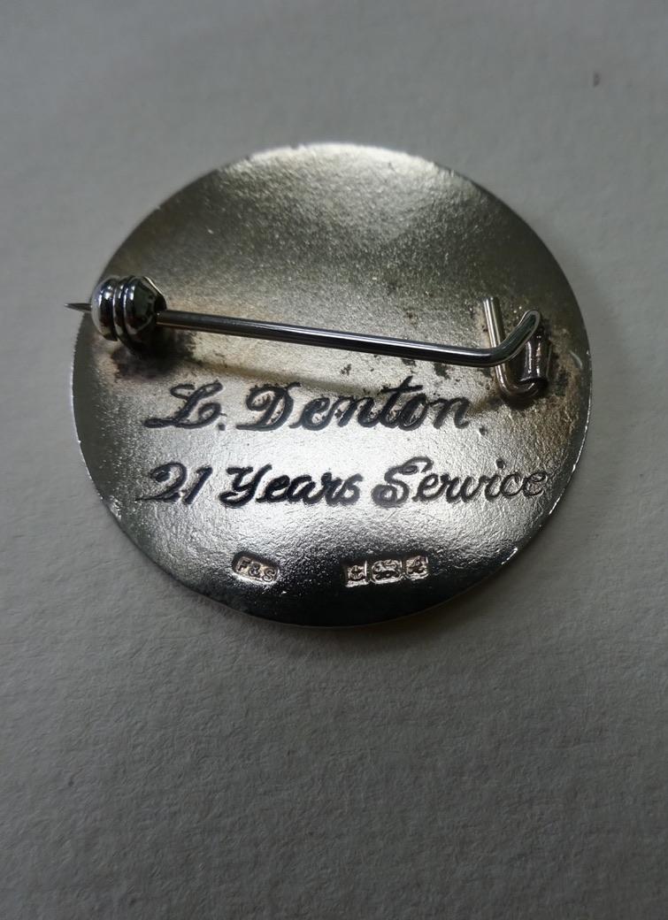 Canterbury & Thanet Health District, silver Long Service badge