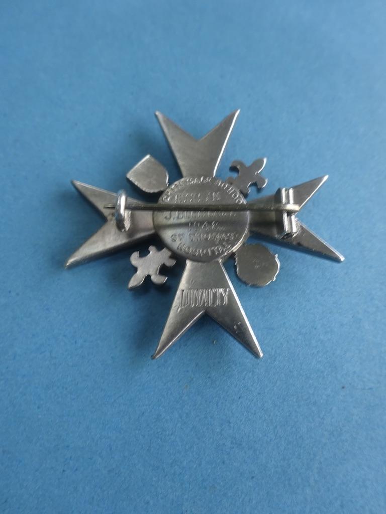 Nightingale School of Nursing St Thomas's Hospital,Silver Nurses Badge(Evelyn J Blencowe)