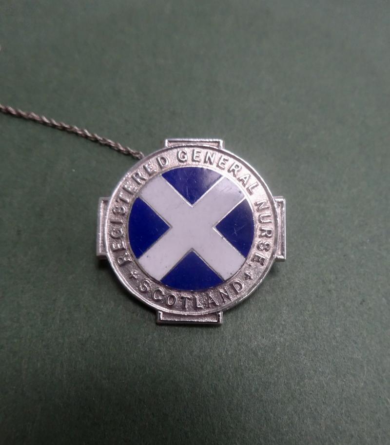 Registered General Nurse Scotland ,Silver Nurses Badge