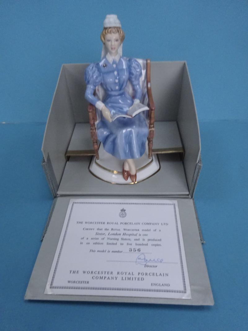 Royal Worcester Figurine,Nursing Sister the London Hospital