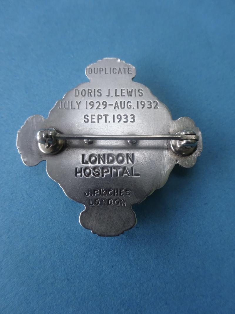 The London Hospital Whitechapel, Silver Nurses Badge