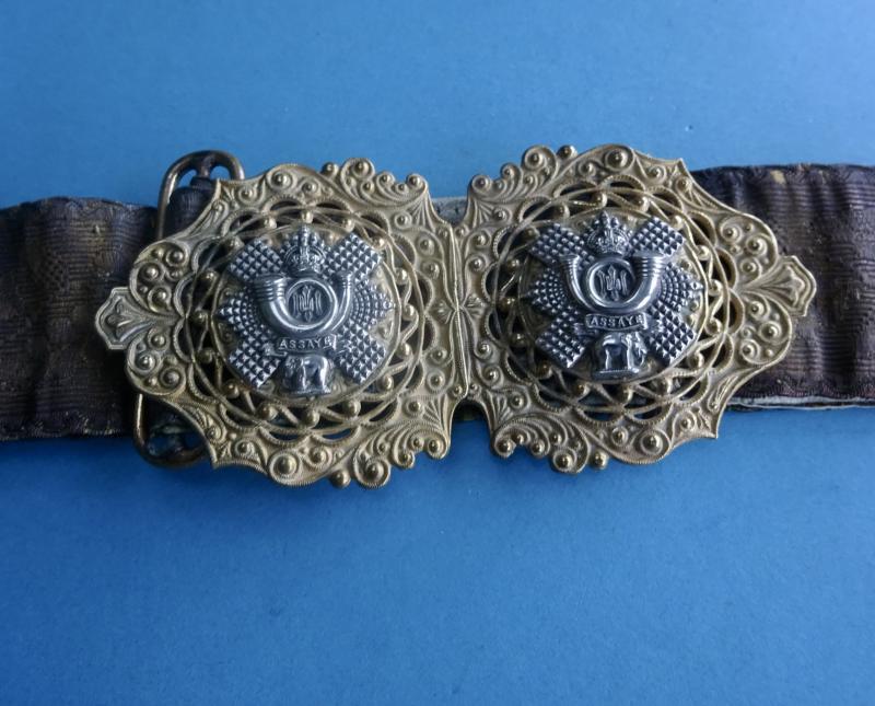 Highland Light Infantry, Nurses/Sweetheart Belt buckle and belt