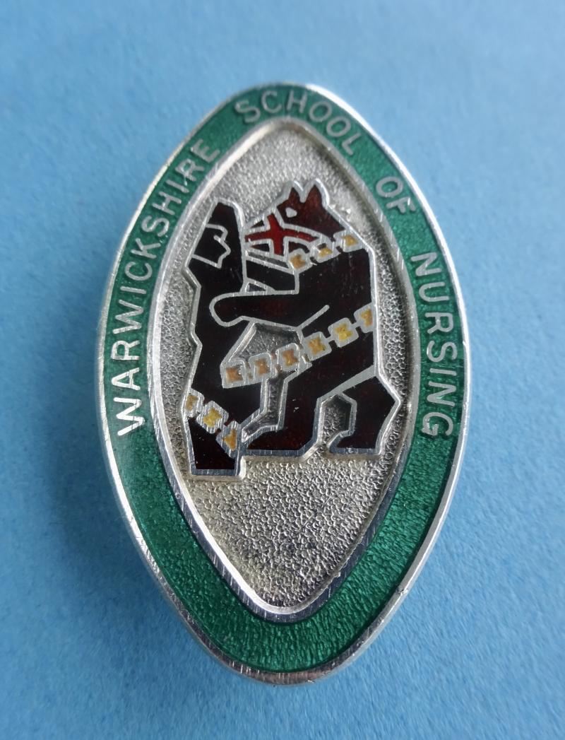 Warwickshire School of Nursing,Silver Enrolled Nurse Training Badge