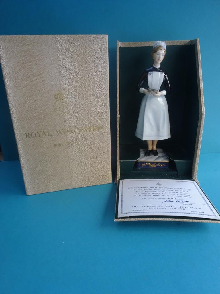 Royal Worcester Figurine,Nursing Sister University College Hospital