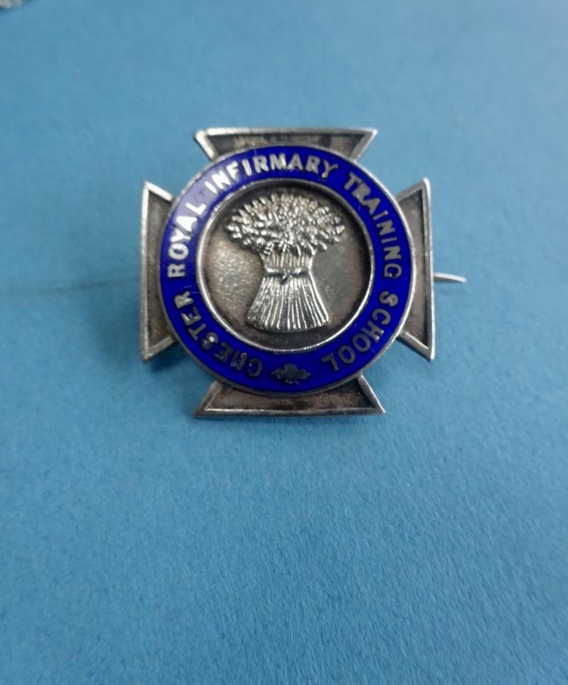 Chester Royal Infirmary Training School,silver Nurses Badge