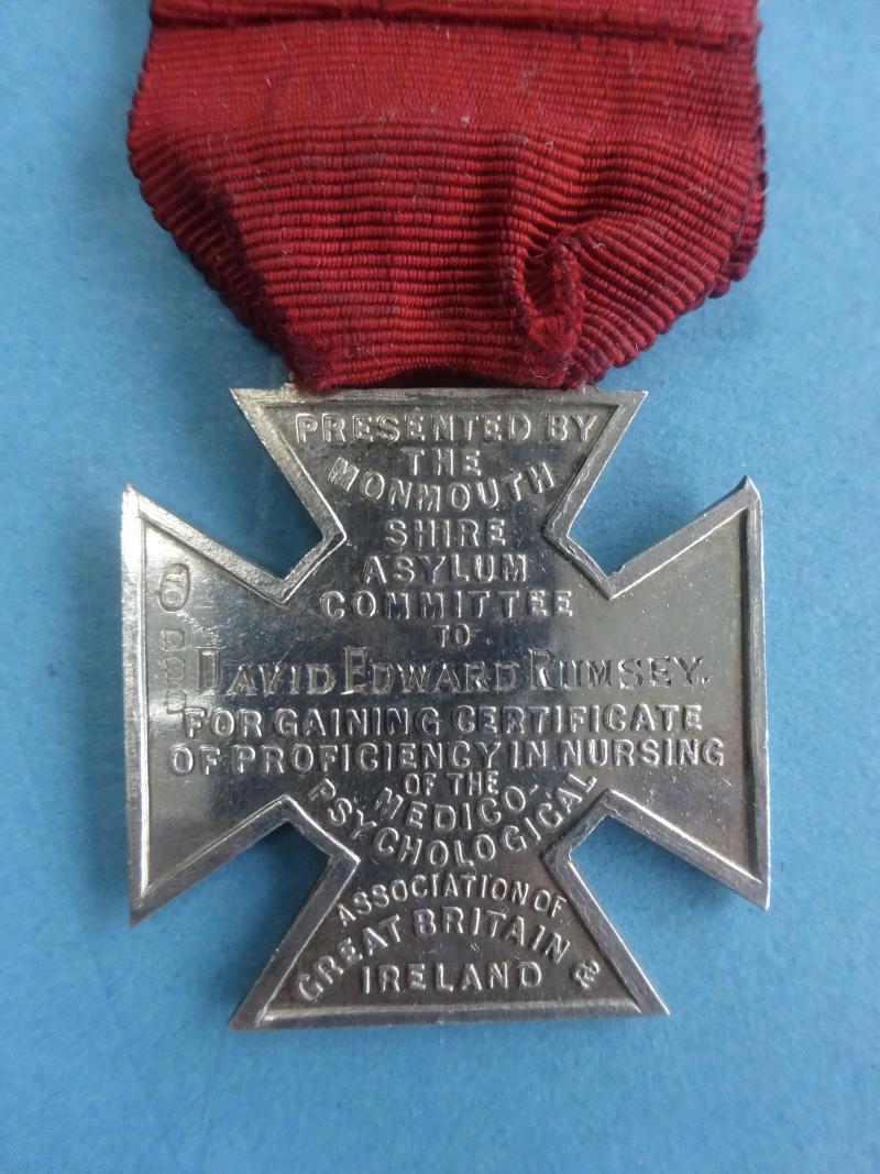 Monmouthshire Asylum Committee/Medico Psychological Association silver medal