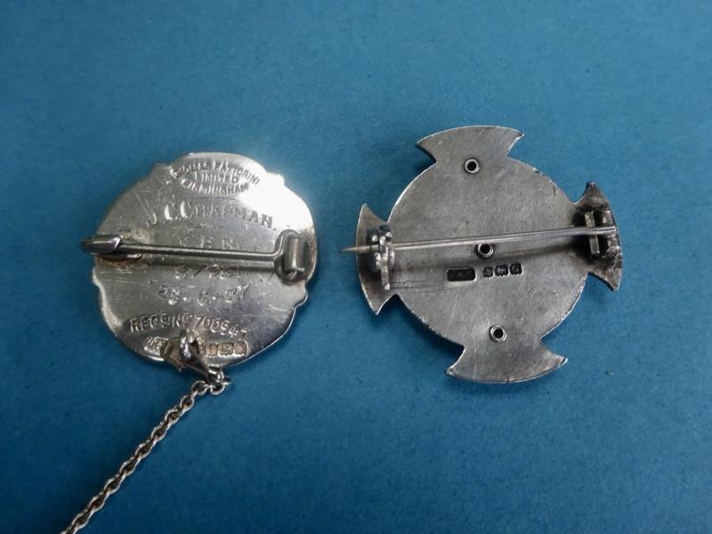 London County Council, St Luke's Hospital Chelsea, with GNC badge pair