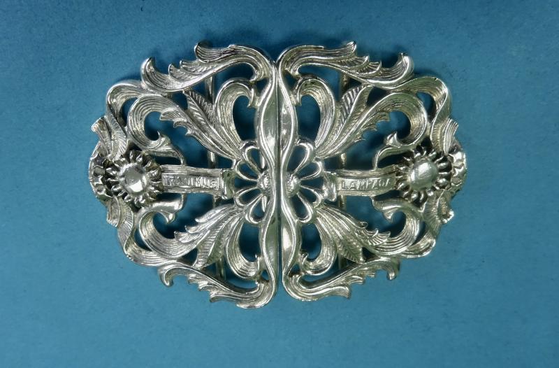 Two piece Silver Nurses Belt Buckle,Royal College of Nursing