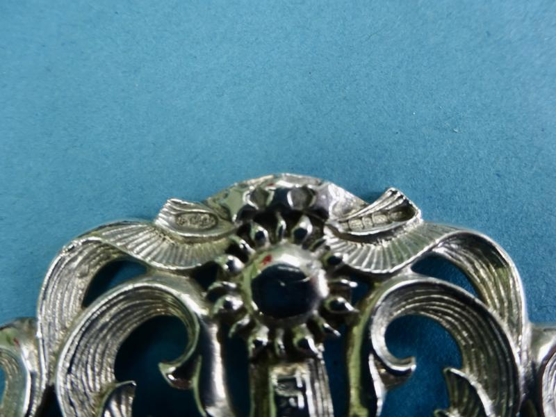 Two piece Silver Nurses Belt Buckle,Royal College of Nursing