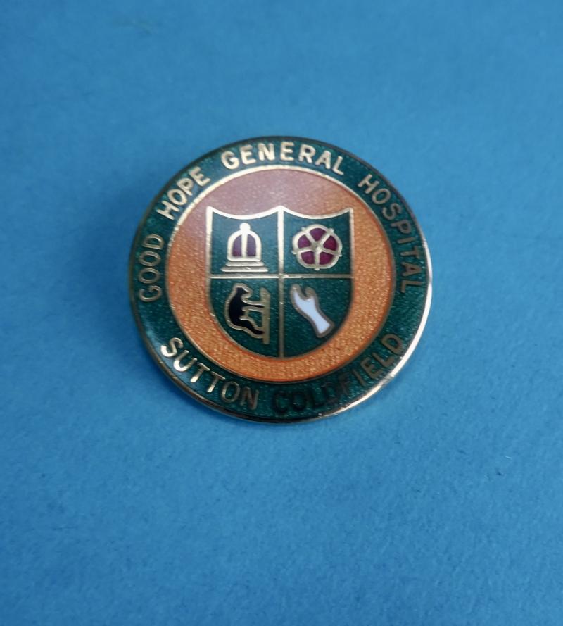 Good Hope General Hospital Sutton Coldfield, Base metal Enrolled Nurse badge