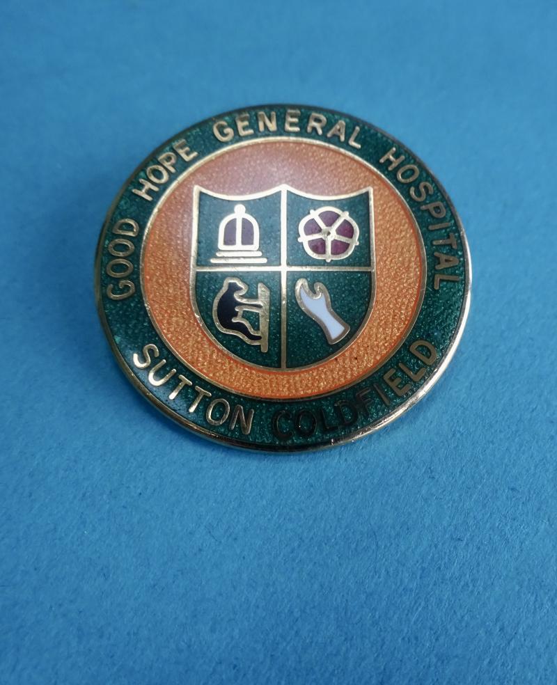 Good Hope General Hospital Sutton Coldfield, Base metal Enrolled Nurse badge