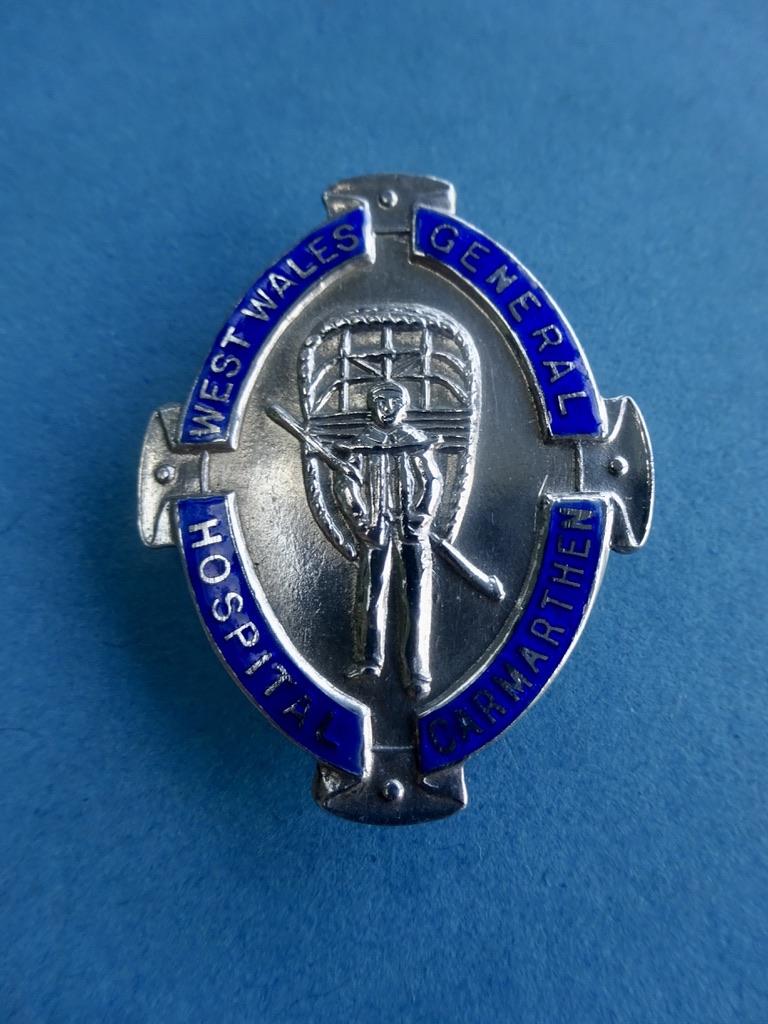 West Wales General Hospital Carmarthen,Silver SRN badge