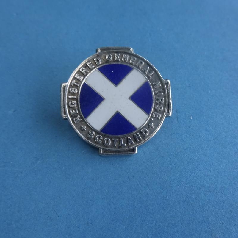 Registered General Nurse Scotland,silver Nurses badge