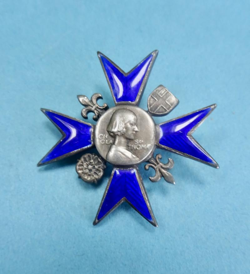 Nightingale School of Nursing St Thomas's Hospital,Cased Silver Nurses Badge(Muriel Edwards)