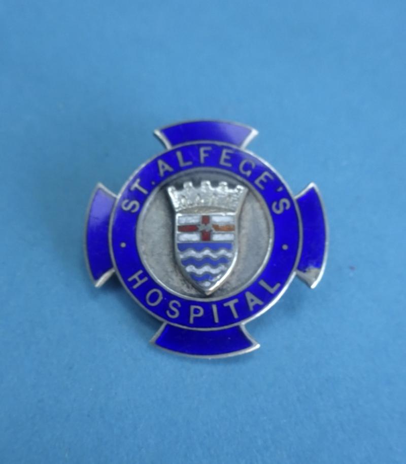London County Council St Alfege's Hospital,Silver Nurses Badge