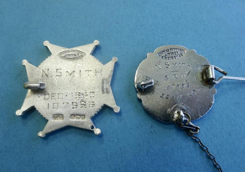 New Cross Hospital Wolverhampton/ GNC pair of badges