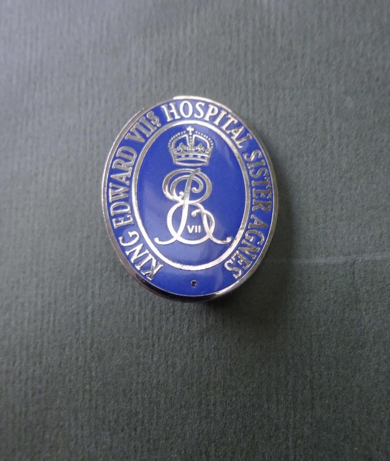 King Edward VII's Hospital Sister Agnes, Nurses Service badge