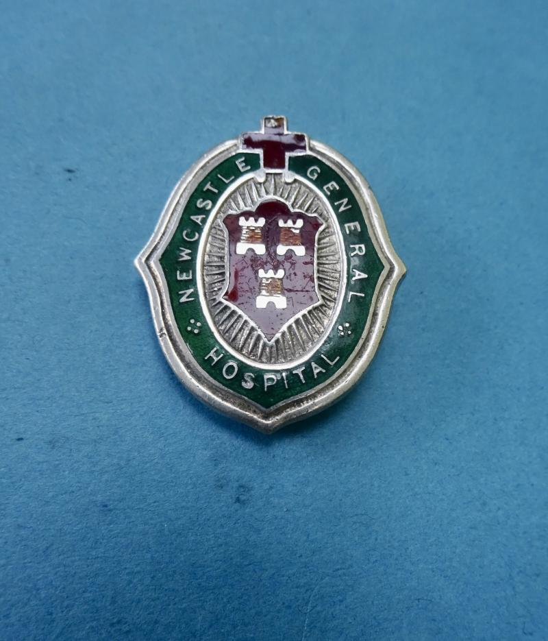 Newcastle General Hospital ,Silver Enrolled Nurses Badge
