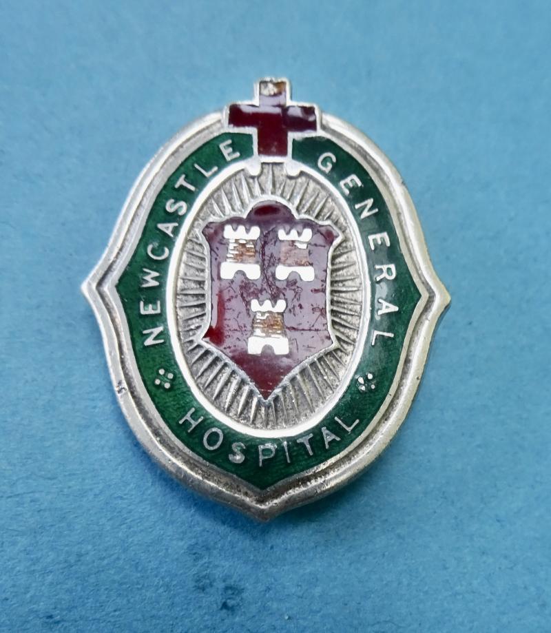 Newcastle General Hospital ,Silver Enrolled Nurses Badge