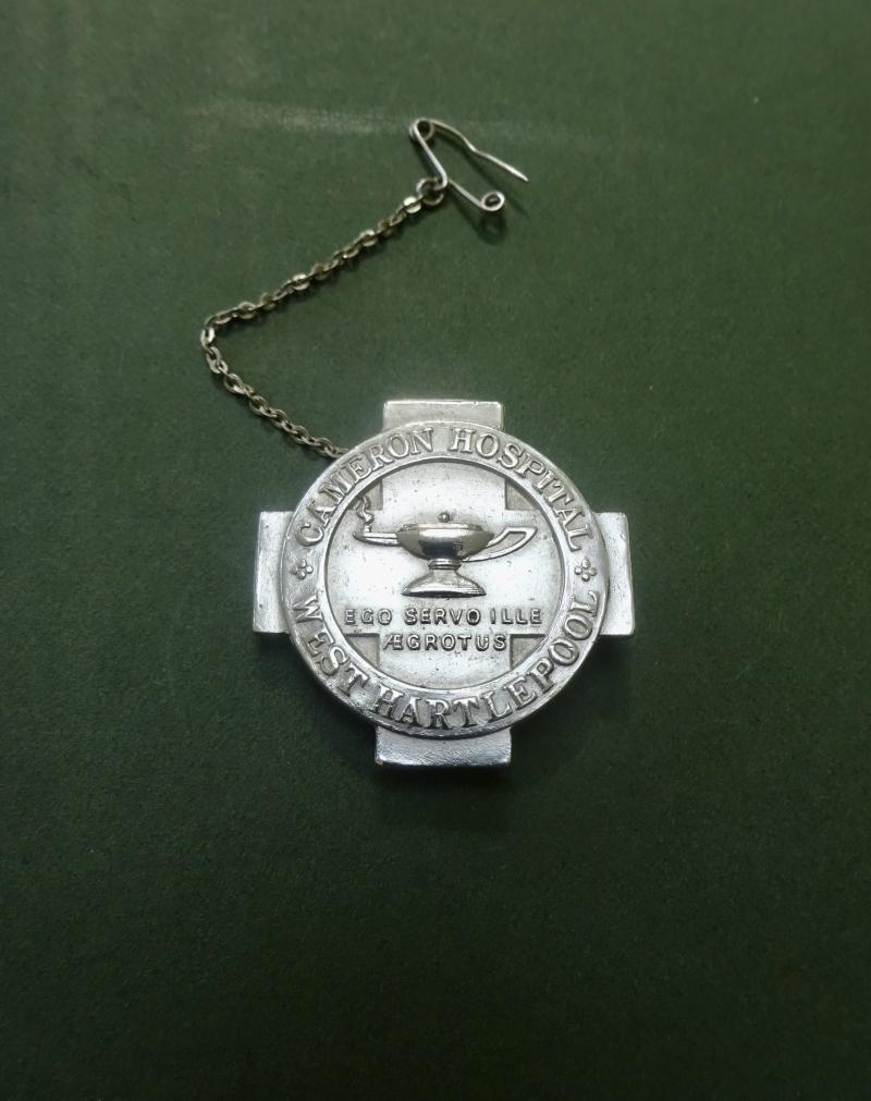 Cameron Hospital West Hartlepool,silver Nurses badge