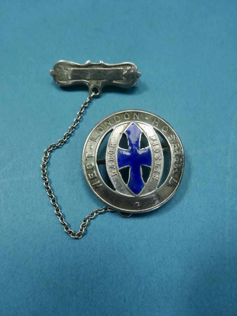 West London Hospital ,Silver Nurses Badge