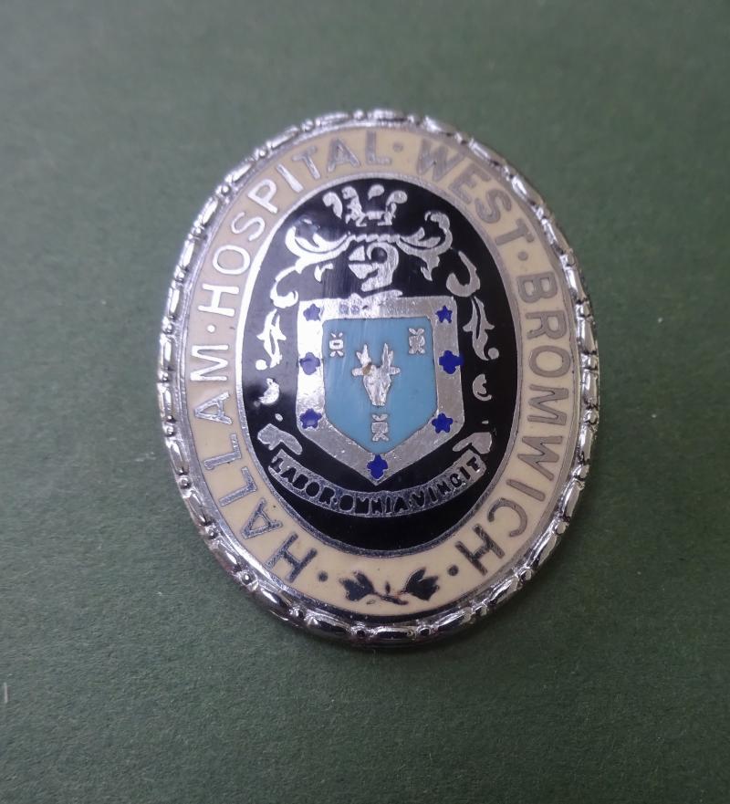 Hallam Hospital West Bromwich/GNC pair of Nurses Badges.
