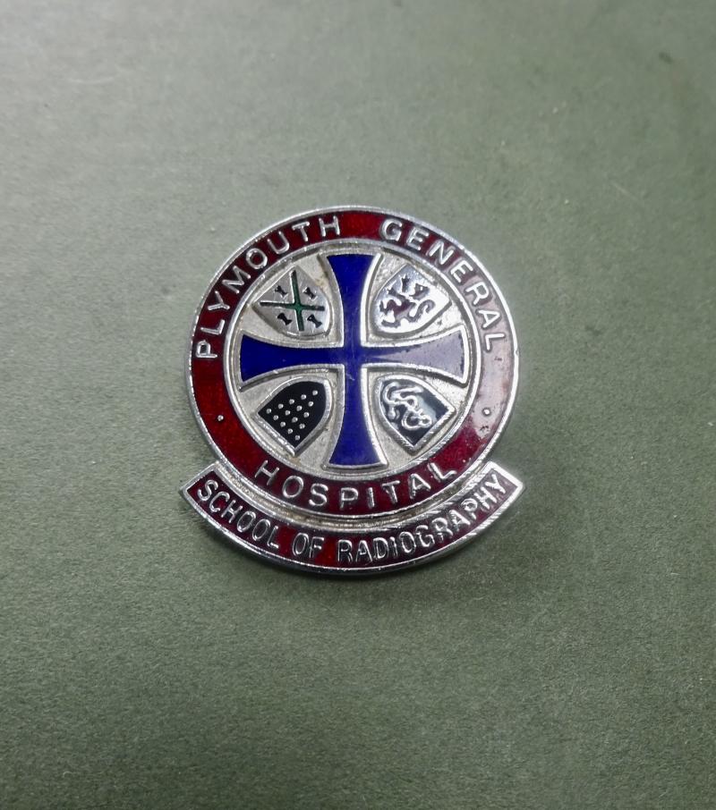 Plymouth General Hospital, School of radiography badge