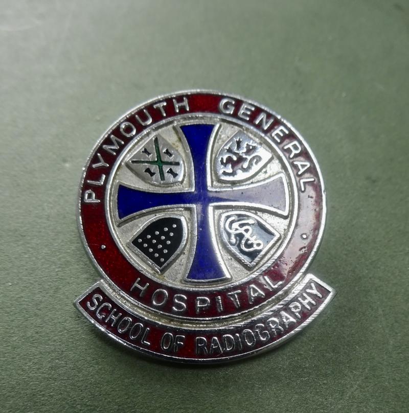 Plymouth General Hospital, School of radiography badge
