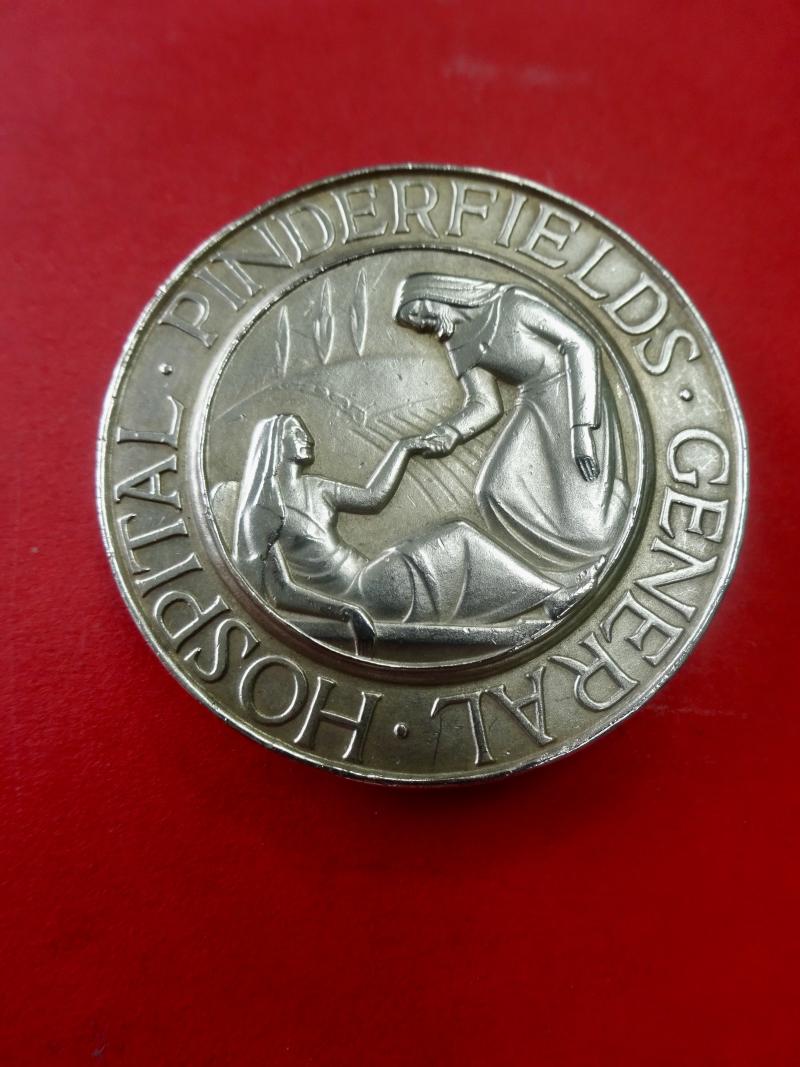 Pinderfields General Hospital Wakefield,silver Nurses Badge