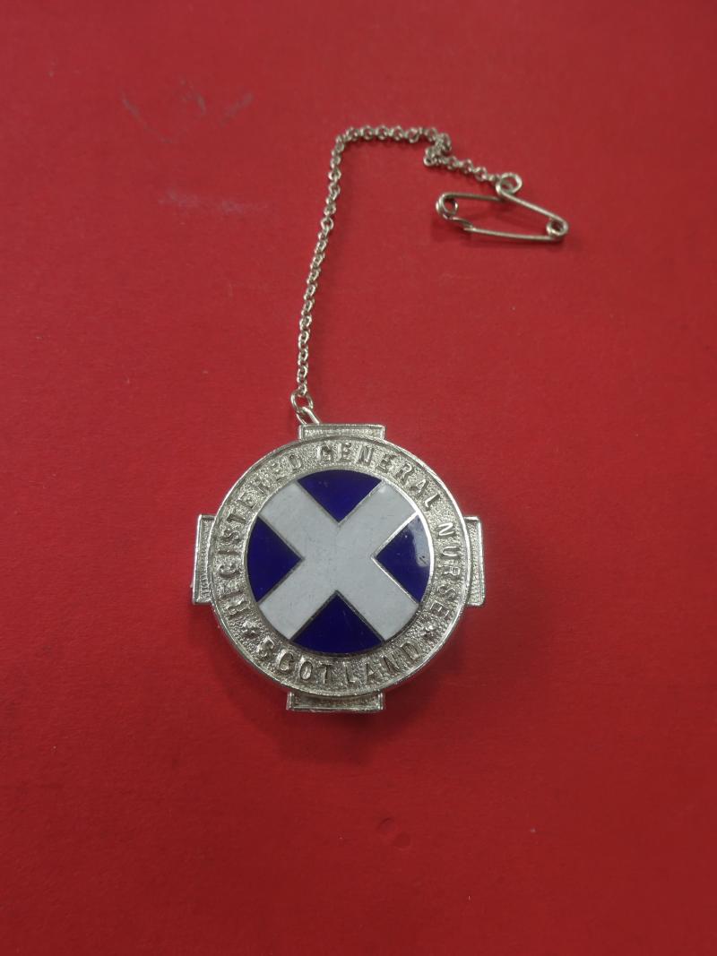 Registered General Nurse Scotland ,silver Nurses Badge