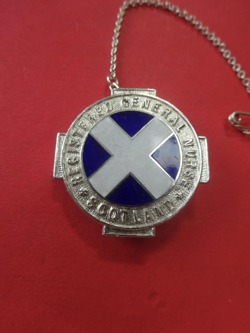 Registered General Nurse Scotland ,silver Nurses Badge