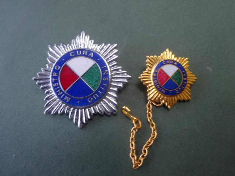 United Kingdom Nurses Registration badge and Miniature.