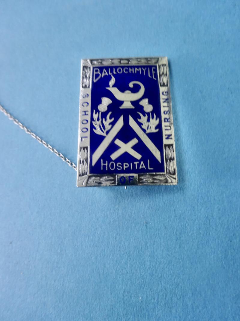 Ballochmyle School of Nursing Ayrshire,Silver Nurses Badge